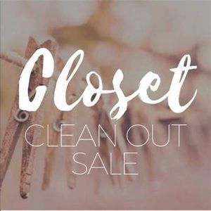 Cleaning the closet 🙌 Removing all listings Mon, February 19th at 6:00 p.m.